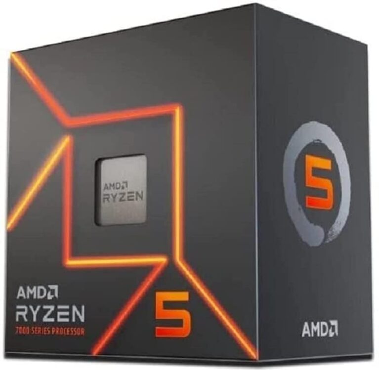 AMD Ryzen 5 7600 6-Core, 12-Thread Unlocked Desktop Processor