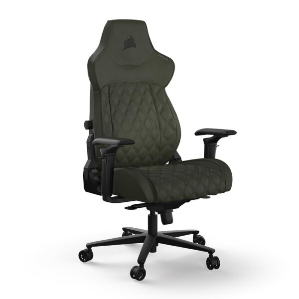 Corsair TC500 Luxe Gaming Chair – Premium Breathable Fabric – Wide Seat – Five-Way Adjustable Armrests – Adjustable Built-in Lumbar Support – 90-160 Degree Recline – Sherwood