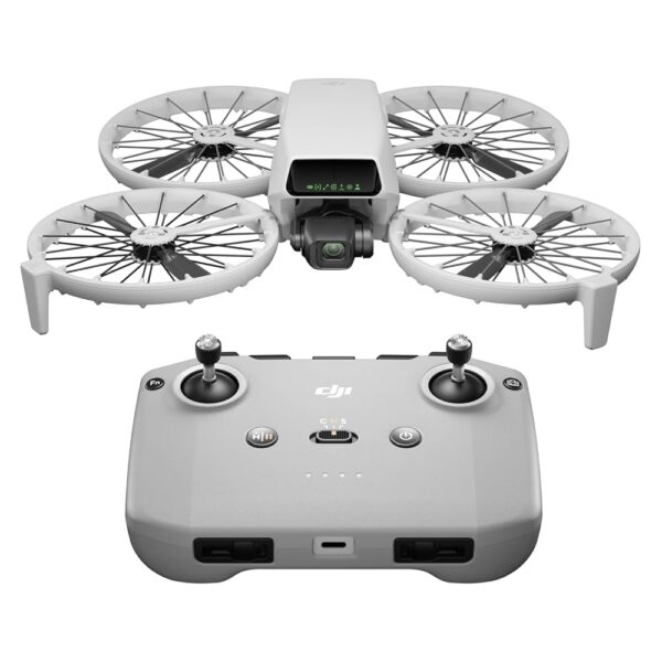 DJI Flip (RC-N3), Drone With 4K UHD Camera for Adults, Under 249 g, 3-Axis Gimbal Stabilization, 44000ft/13km Video Transmission, Palm Takeoff, Auto Return, 31-Min Flight Time,...