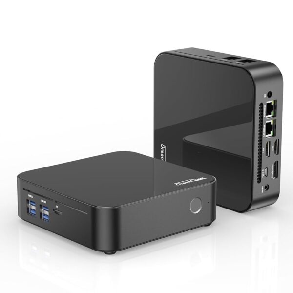 DreamQuest Mini PC Windows 11 Pro Preloaded, Intel N150 (up to 3.6GHz) Mini Desktop Computers 16GB DDR4 512GB SSD, USB C, DP, HDMI, USB 3.2, Dual LAN,WiFi, Bluetooth, Support 4K...