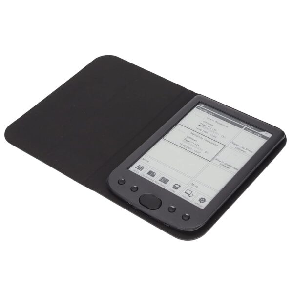 E Reader, 6in HD Ink Screen E Reader Books, 8GB Storage with Navigation and Black Protective Case