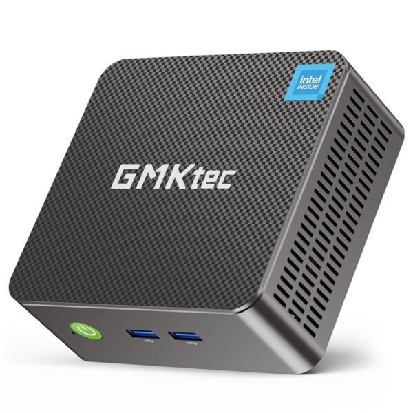 GMKtec G3 Plus Mini PC, Intel Twin Lake N150(Upgraded N100) 8GB RAM 256GB M.2 2280 SSD, Mini Desktop Computer Dual HDMI/WiFi6/BT5.2
