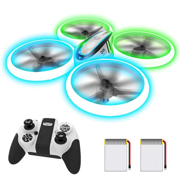 Q9s Drones for Kids,RC Drone with Altitude Hold and Headless Mode,Quadcopter with Blue&Green Light,Propeller Full Protect,2 Batteries and Remote Control,Easy to fly Kids Gifts...