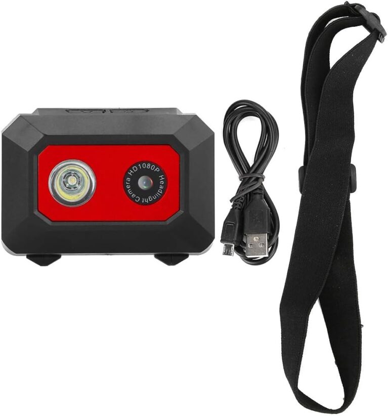 Sonew 1080P Sports Camera Head-Mounted Action Video Camcorder DVR Recorder(Red)