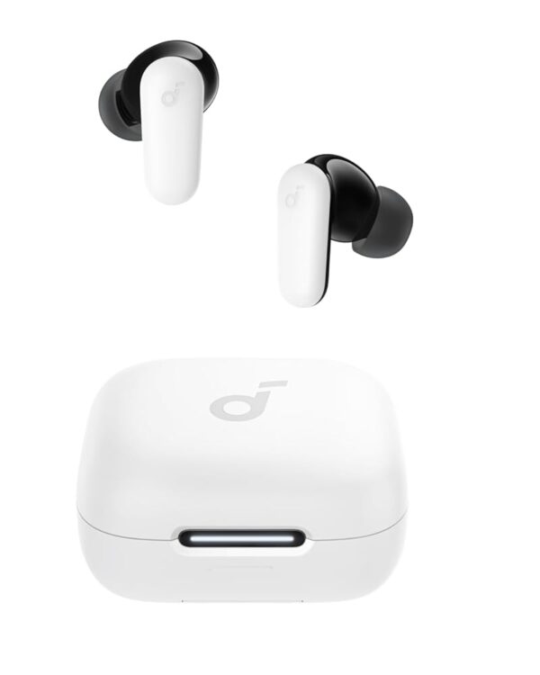 Soundcore P30i by Anker Noise Cancelling Earbuds, Strong and Smart Noise Cancelling, Powerful Bass, 45H Playtime, 2-in-1 Case and Phone Stand, IP54, Wireless Earbuds, Bluetooth...