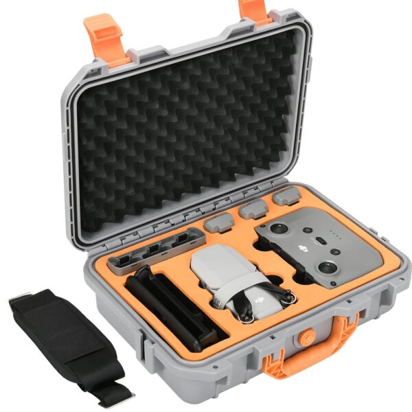 YETEETH Mini 2/Mini 2 SE/Mini 4K Hard Case, Waterproof Pressure Resistant Carrying Case for DJI Mini 2/Mini 2 SE/Mini 4K Accessories (Included Should Strap)