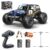 1/14 Brushless RC Cars for Adults, Max 42mph Oil Shock Absorber Electric 4WD High-Speed RC Car, Carro de Control Remoto para Adultos RC Truck with Two 2S Lipo Batteries,…
