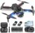 4K Drones with Camera for Kids,Drones for Adults with Emergency Stop, Headless Mode, 360° Flips, Carrying Case & 2 Batteries,Wireless RC Toys for Boys Girls