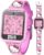 Accutime Hello Kitty Kids Smartwatch – Interactive Touchscreen with 10 Watch Faces, Camera, Games, Alarm, Step Tracker & More – Fun Gift for Girls with Pink Silicone Strap -…