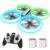 Q9s Drones for Kids,RC Drone with Altitude Hold and Headless Mode,Quadcopter with Blue&Green Light,Propeller Full Protect,2 Batteries and Remote Control,Easy to fly Kids Gifts…